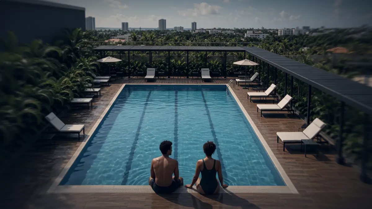 Piscina do complexo